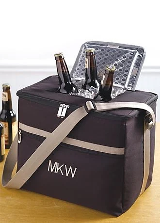 DB Exclusive Personalized Black and Tan Cooler
