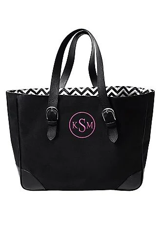 DB Exclusive Personalized Chevron Buckle Tote Bag