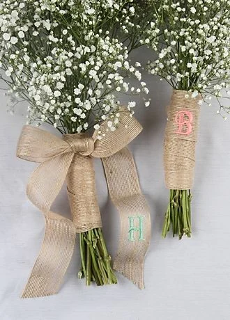 DB Exclusive Personalized Jute Bouquet Wrap