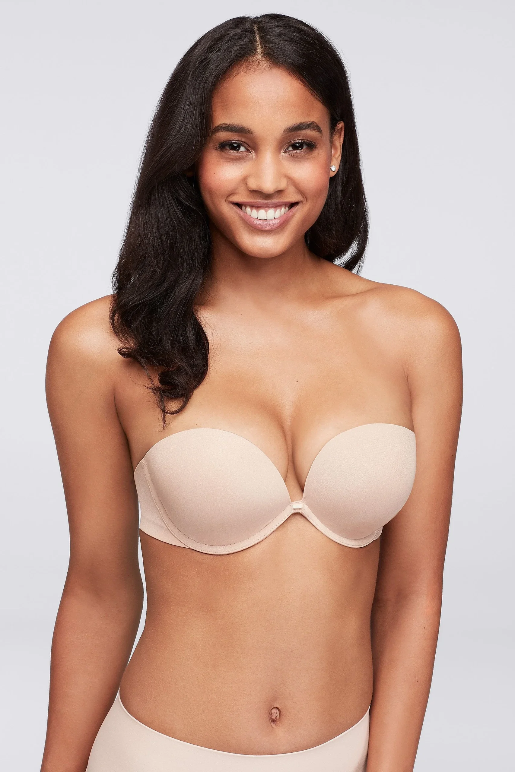 Deep-Plunge Convertible Strapless Bra