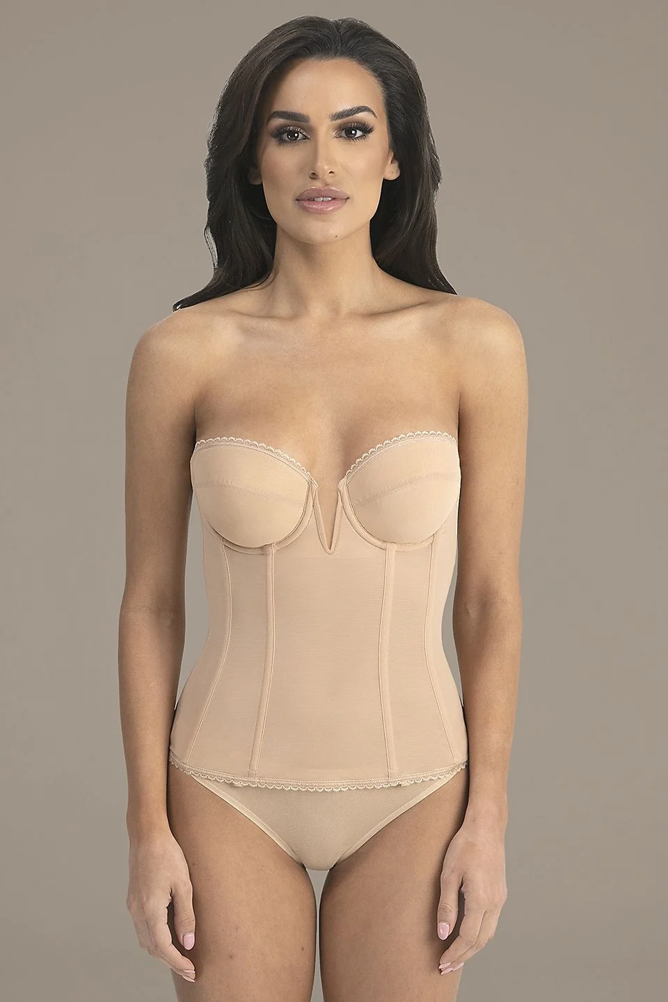Dominique Vivienne Longline Strapless Torsolette