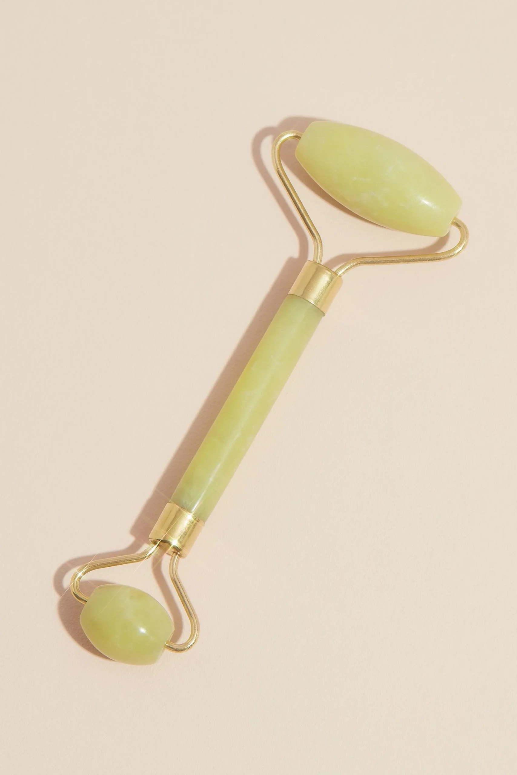 Double Sided Gilded Jade Roller