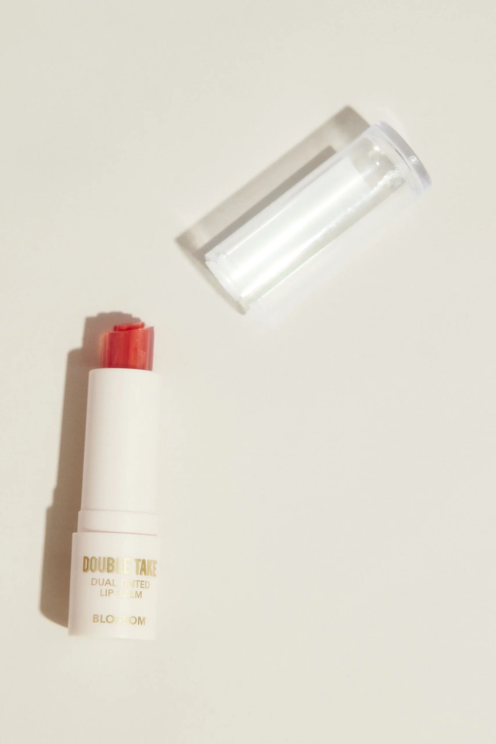 Dual Tinted Lip Balm in Cherry Red