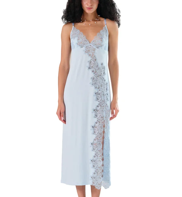 effetto Bamboo Night Bloom Nightgown (03347) - Icy Blue