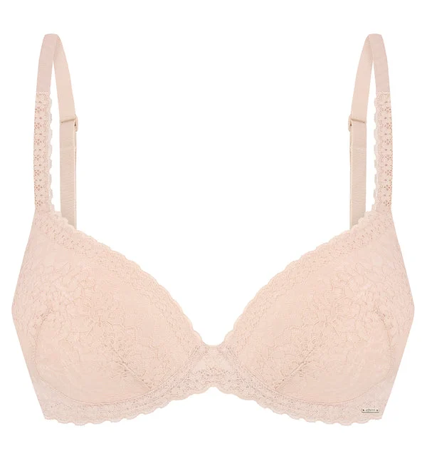 effetto Veronica Plunge Molded Push-Up Underwire Bra (023001) - Silver Peony