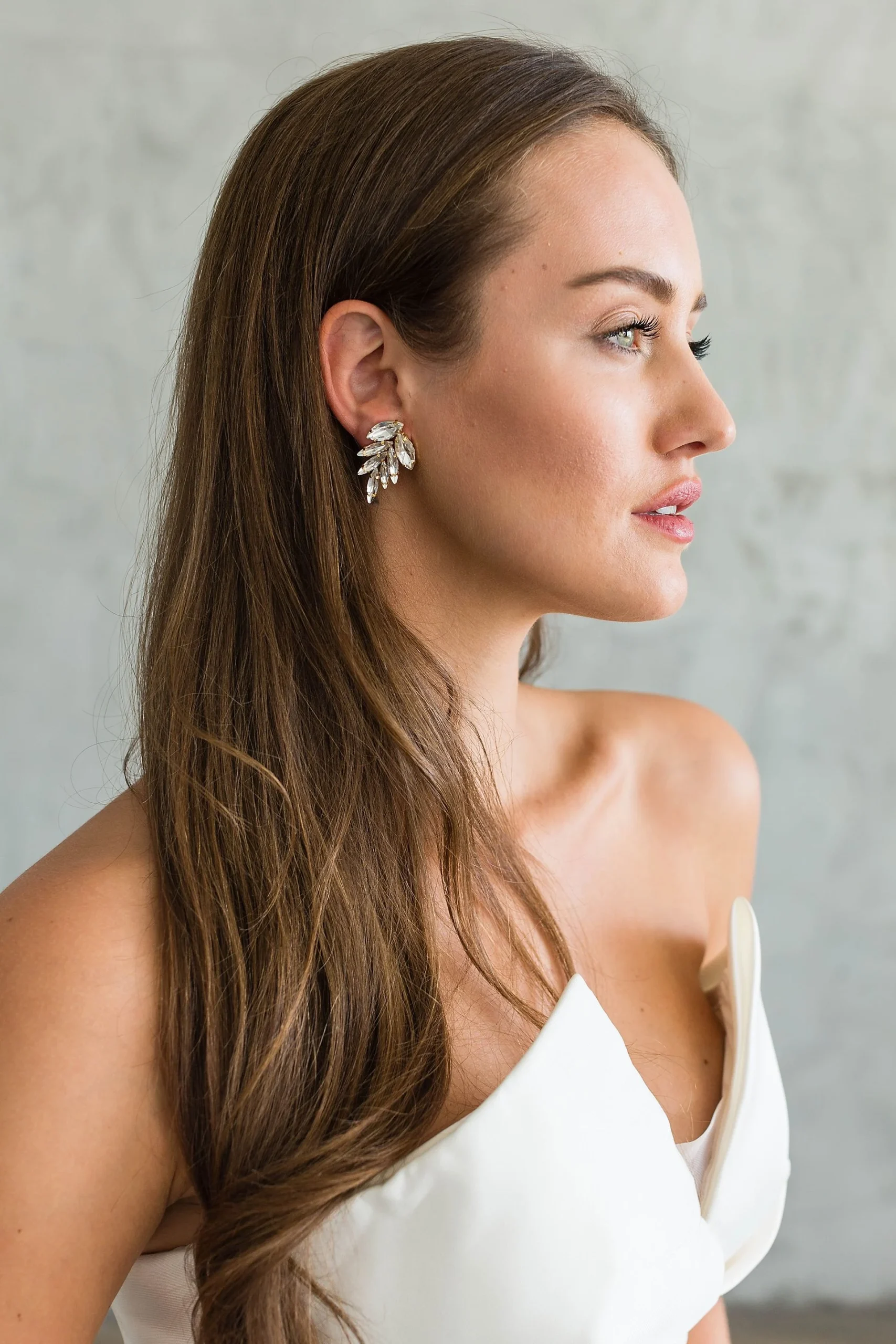 Elcie Marquise Crystal Drop Earrings