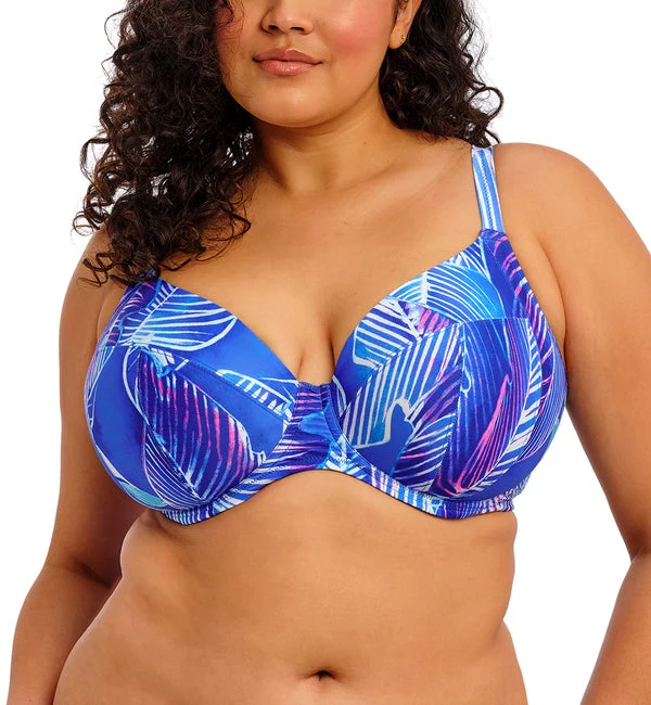 Elomi Maluku Island Plunge Underwire Bikini Top (ES802902) - Atlantic