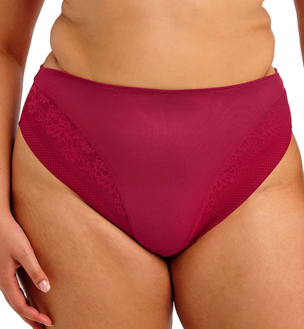 Elomi Nerina Matching High Leg Brief (302753) - Rouge