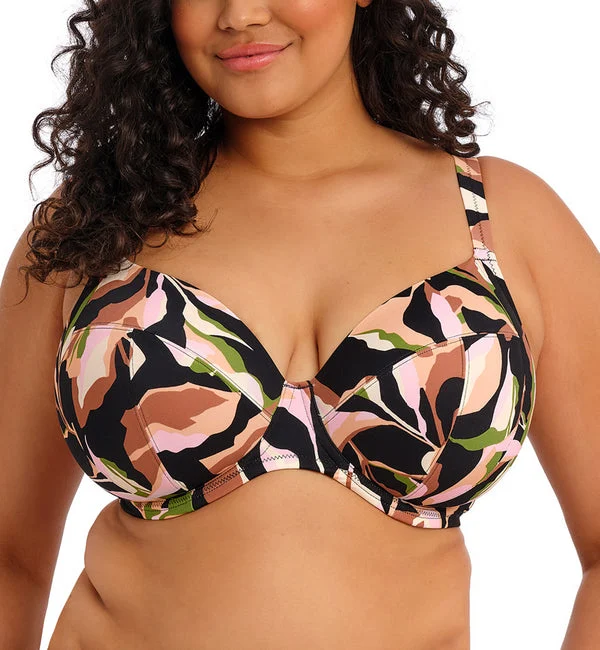 Elomi Ocean Avenue Underwire Plunge Bikini Top (ES803402) - Multi