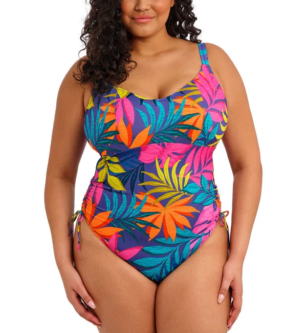 Elomi Porto Rafti Non Wire One Piece Swimsuit (ES803343) - Indigo