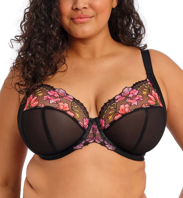 Elomi Teagan Banded Plunge Underwire Bra (302602) - Rainbow