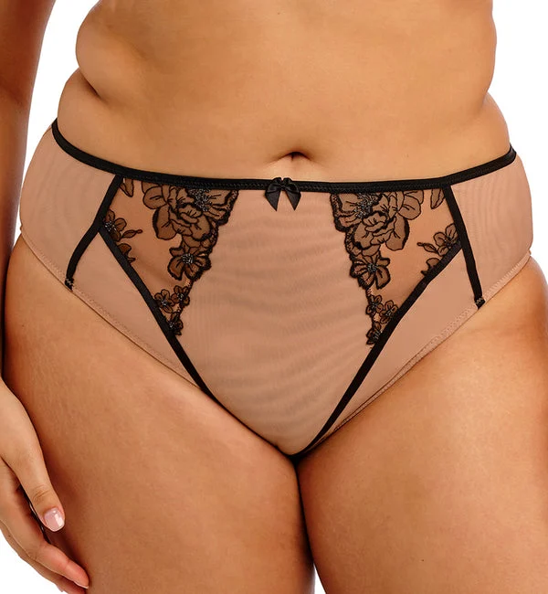 Elomi Teagan Matching High Leg Brief (302653) - Cafe Au Lait
