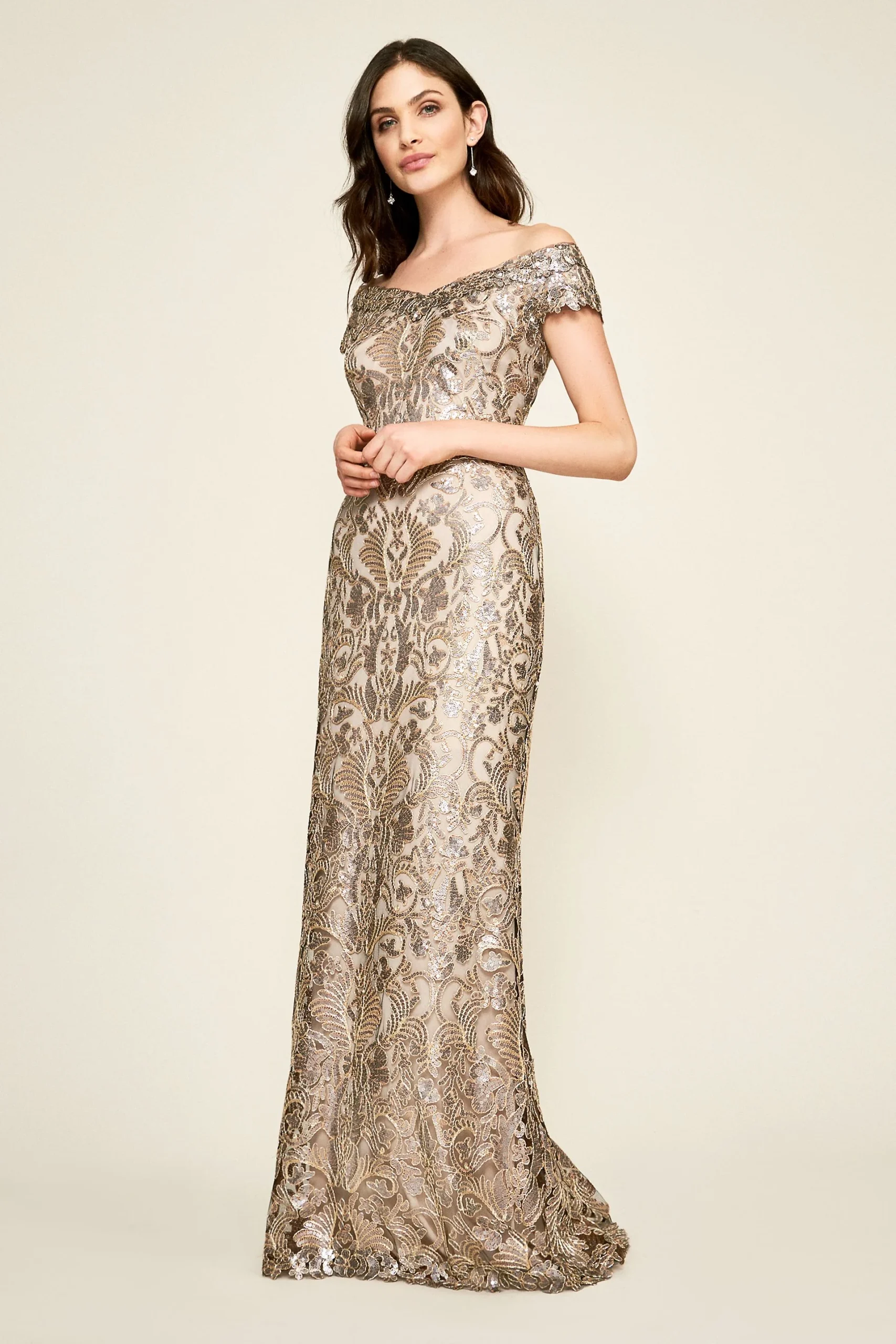Elowen Off-The-Shoulder Gown
