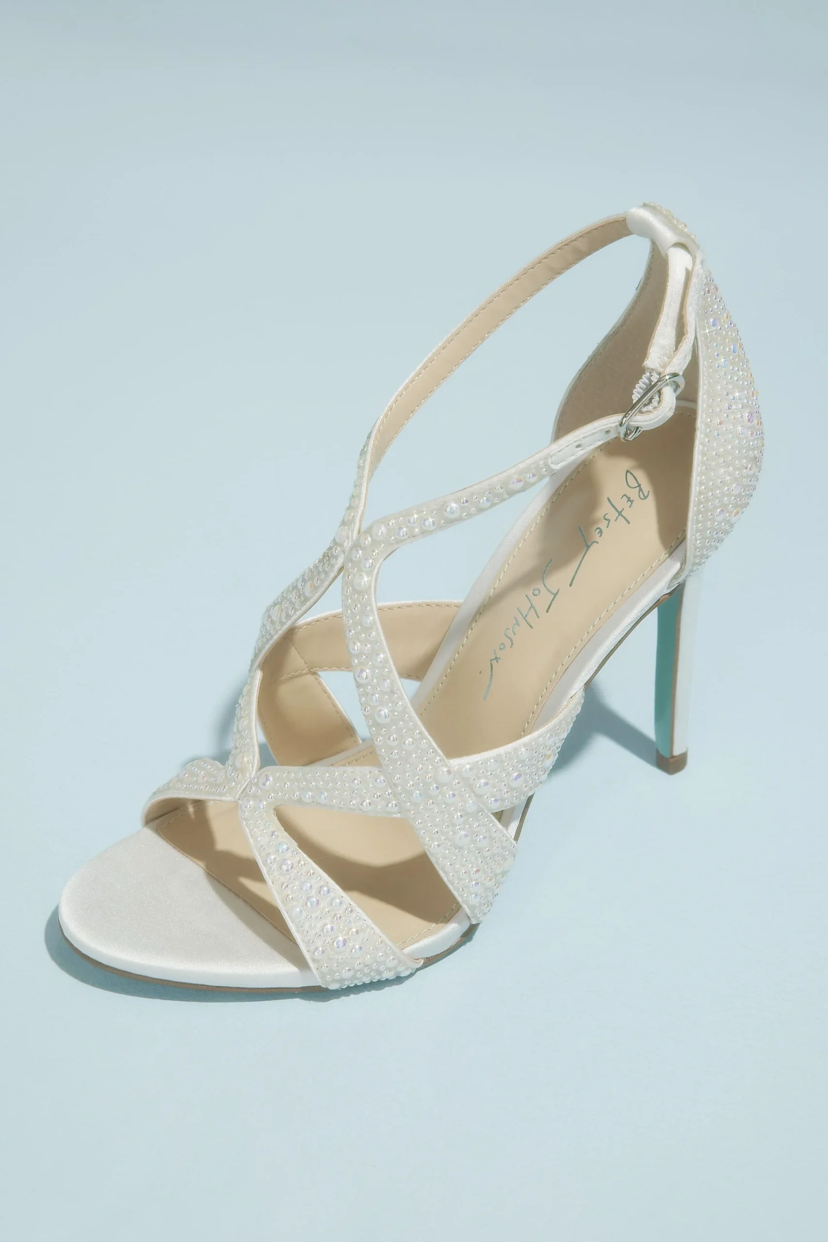 Embellished Strappy Stiletto Sandals