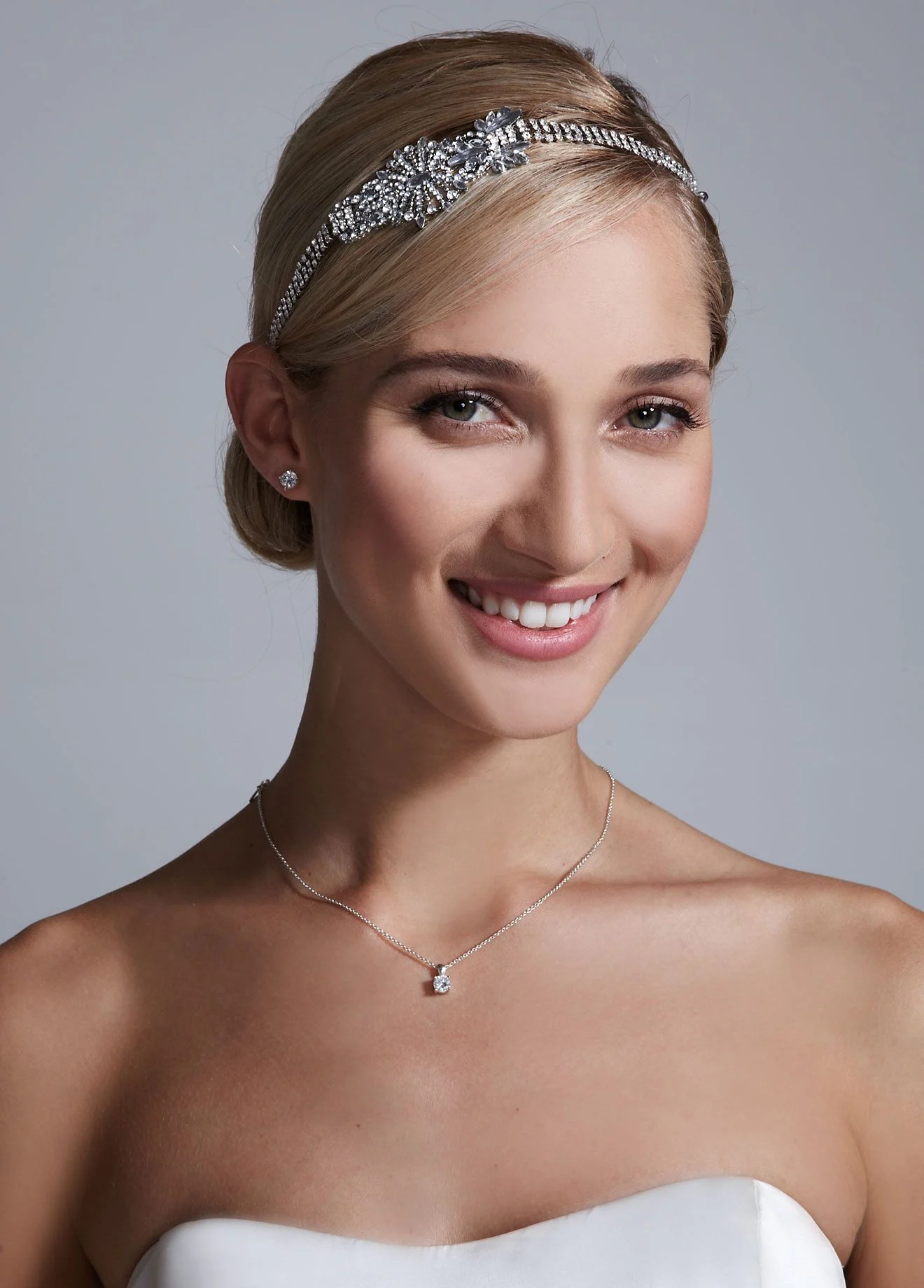Embellished Vintage Headband with Crystals