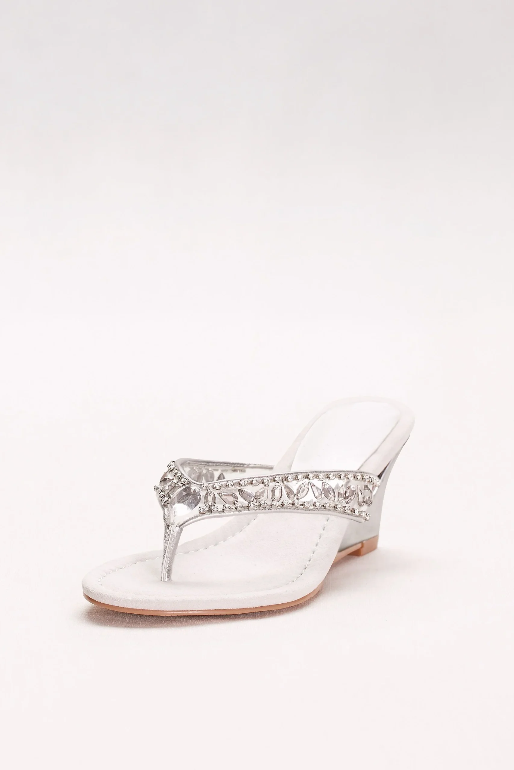 Embellished Wedge Sandals