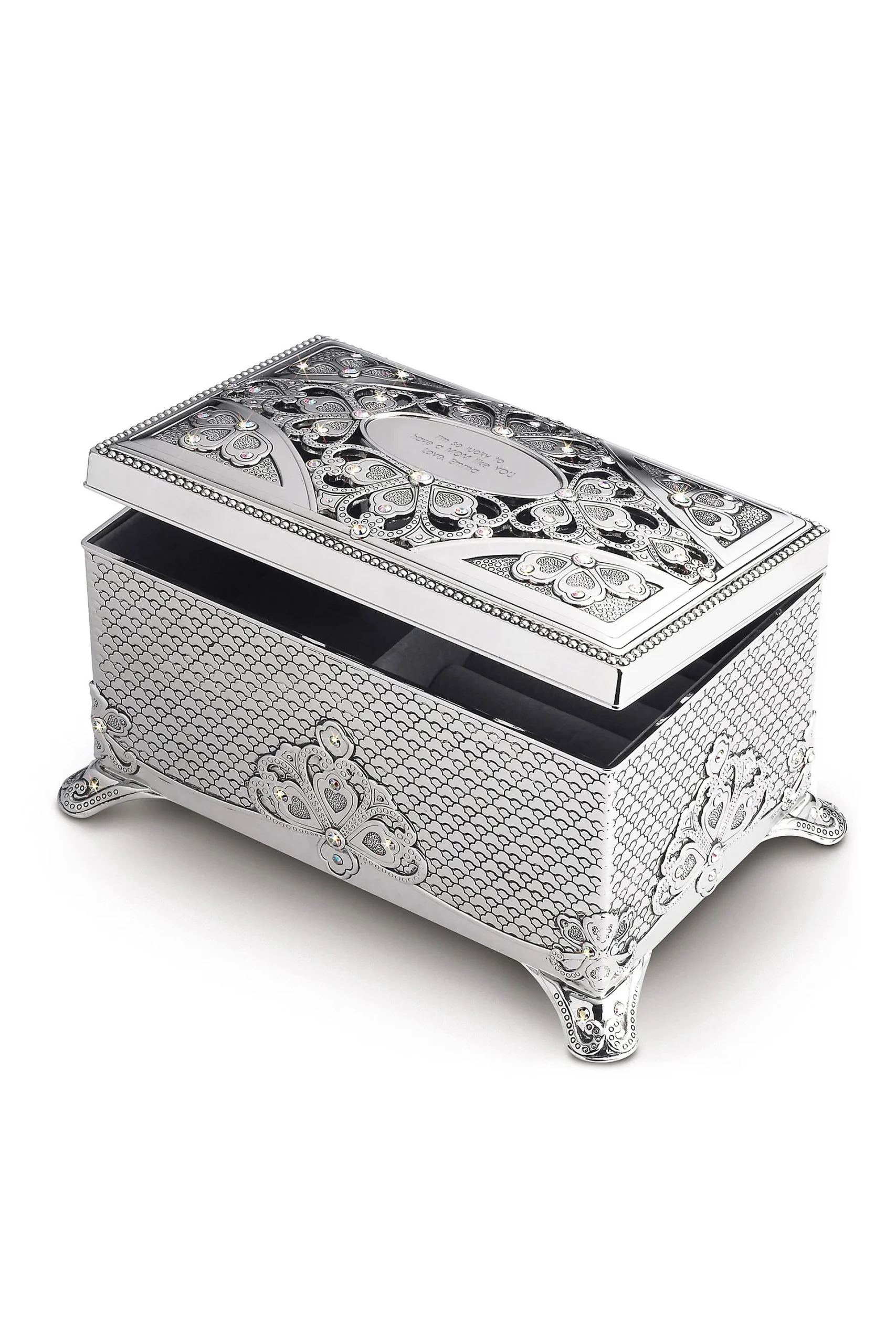 Engraved Anastasia Musical Jewelry Box