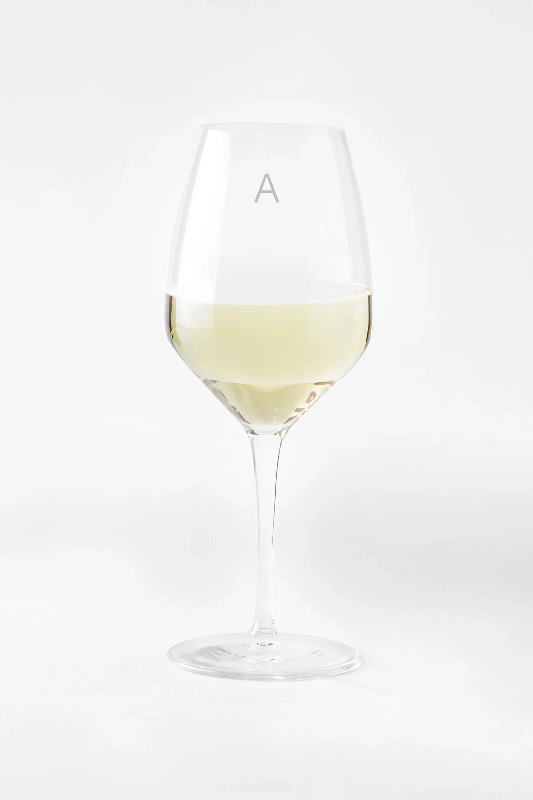 Engraved Luigi BormioliAtelier White Wine Glass