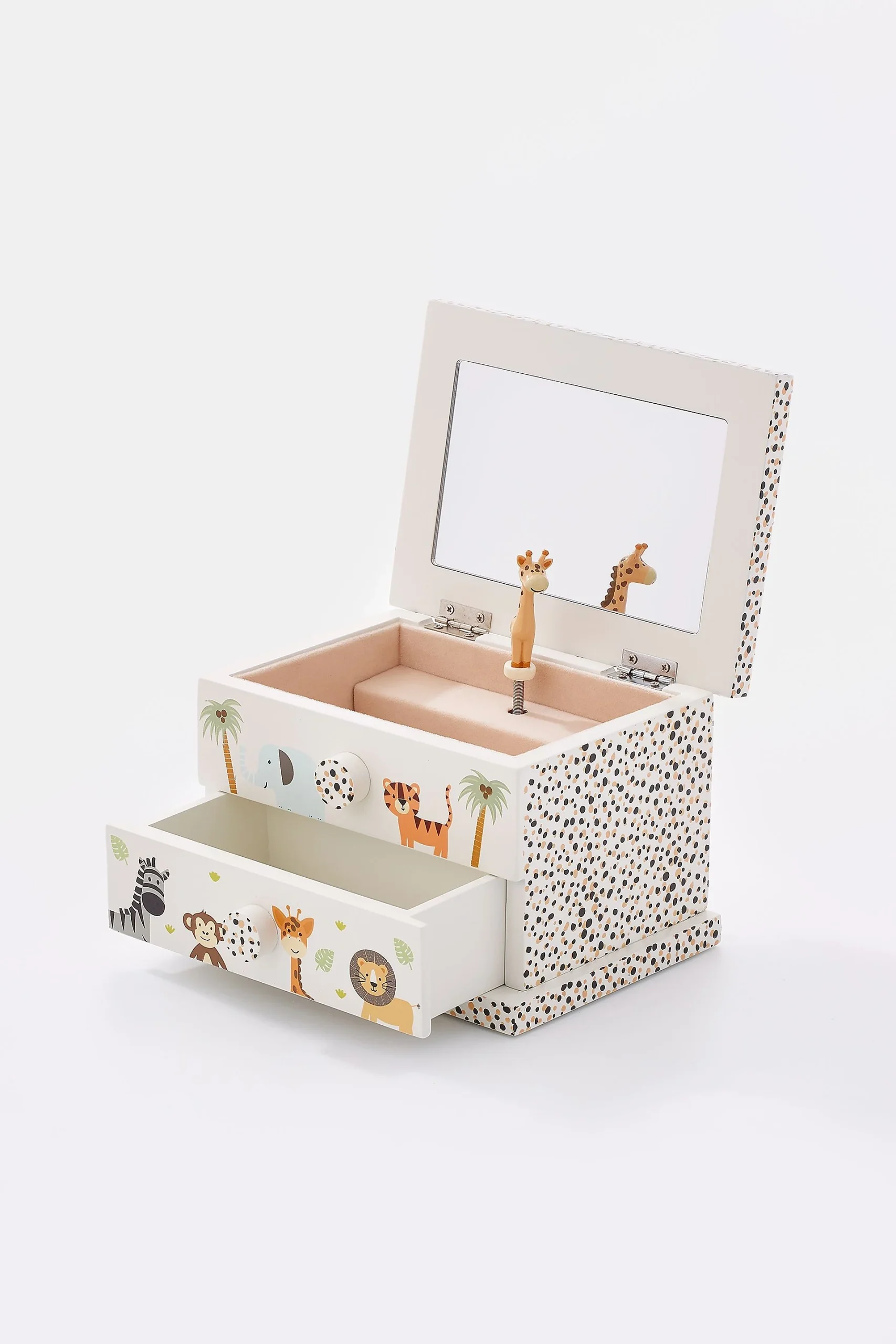 Engraved Safari Musical Jewelry Box