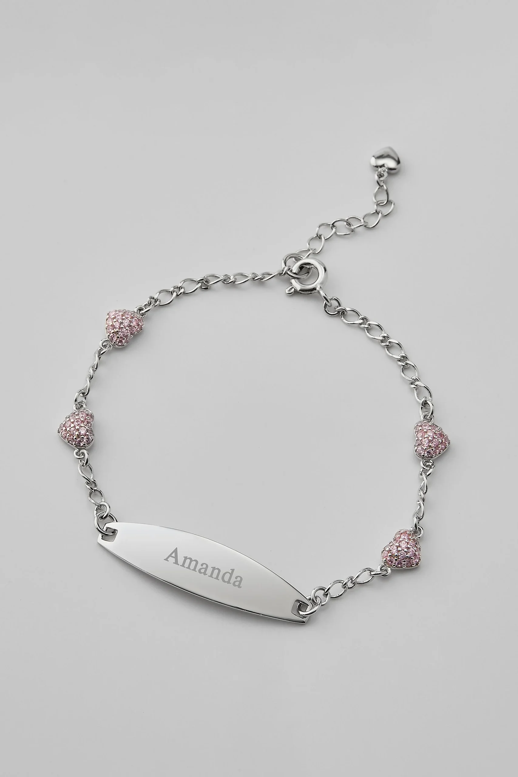 Engraved Sterling Silver Vertical Cube Necklace