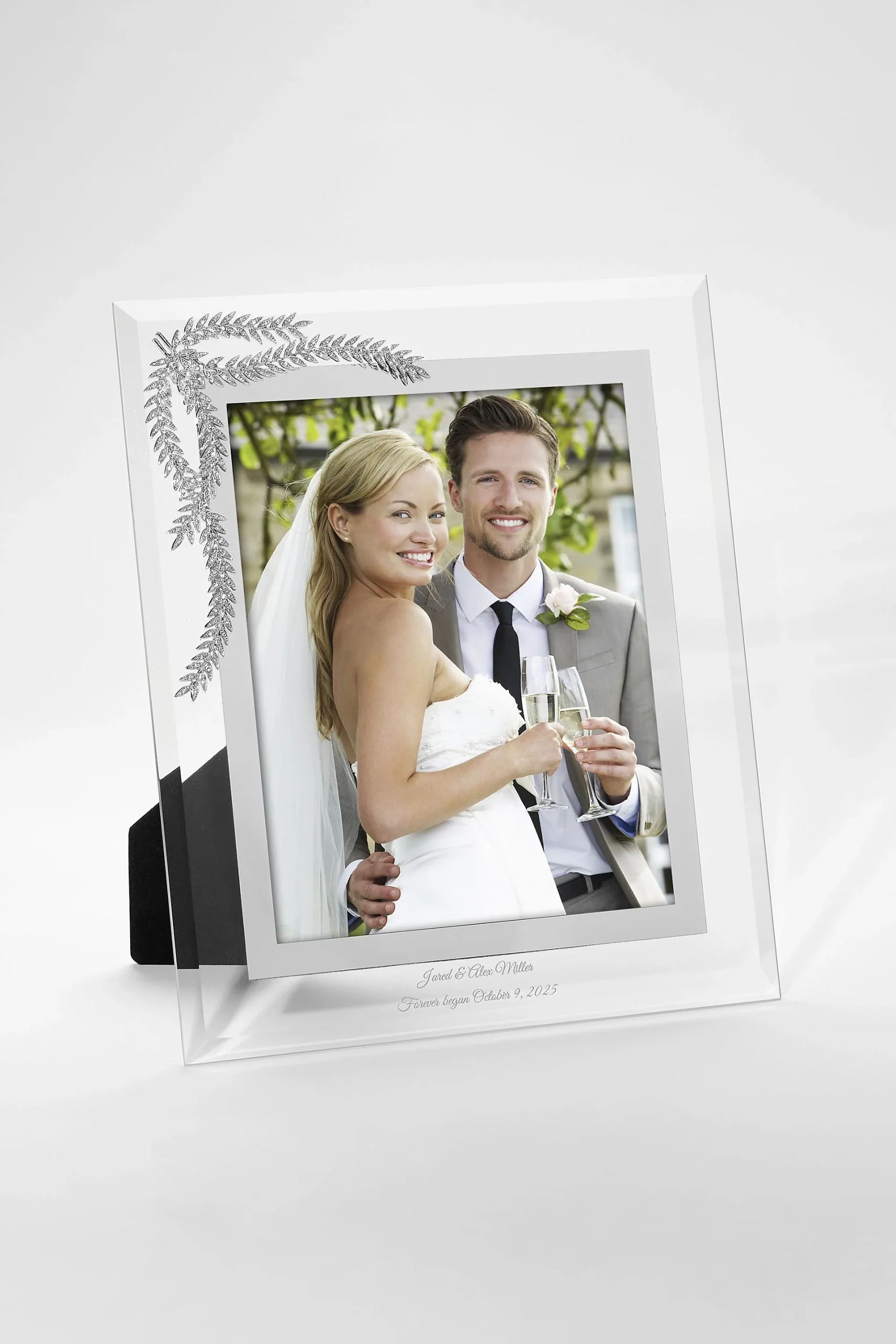 Engraved Wedding Athena 8x10 Picture Frame