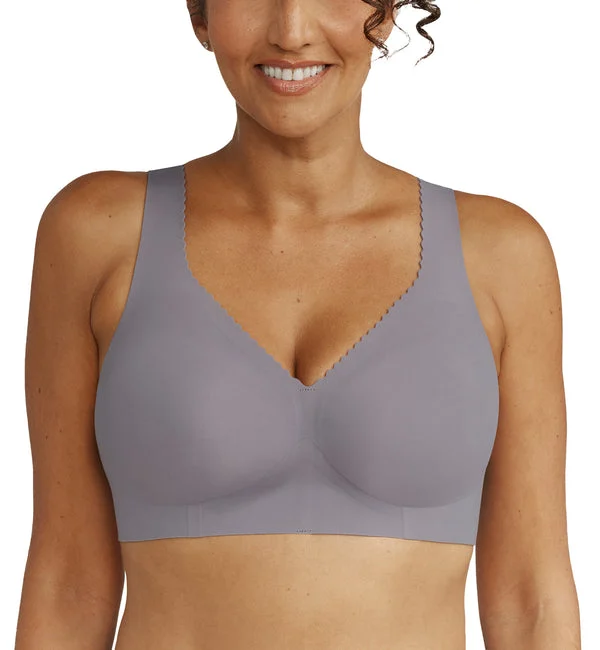 Evelyn & Bobbie EVELYN Deep V-Neck Bralette (1834) - London Fog