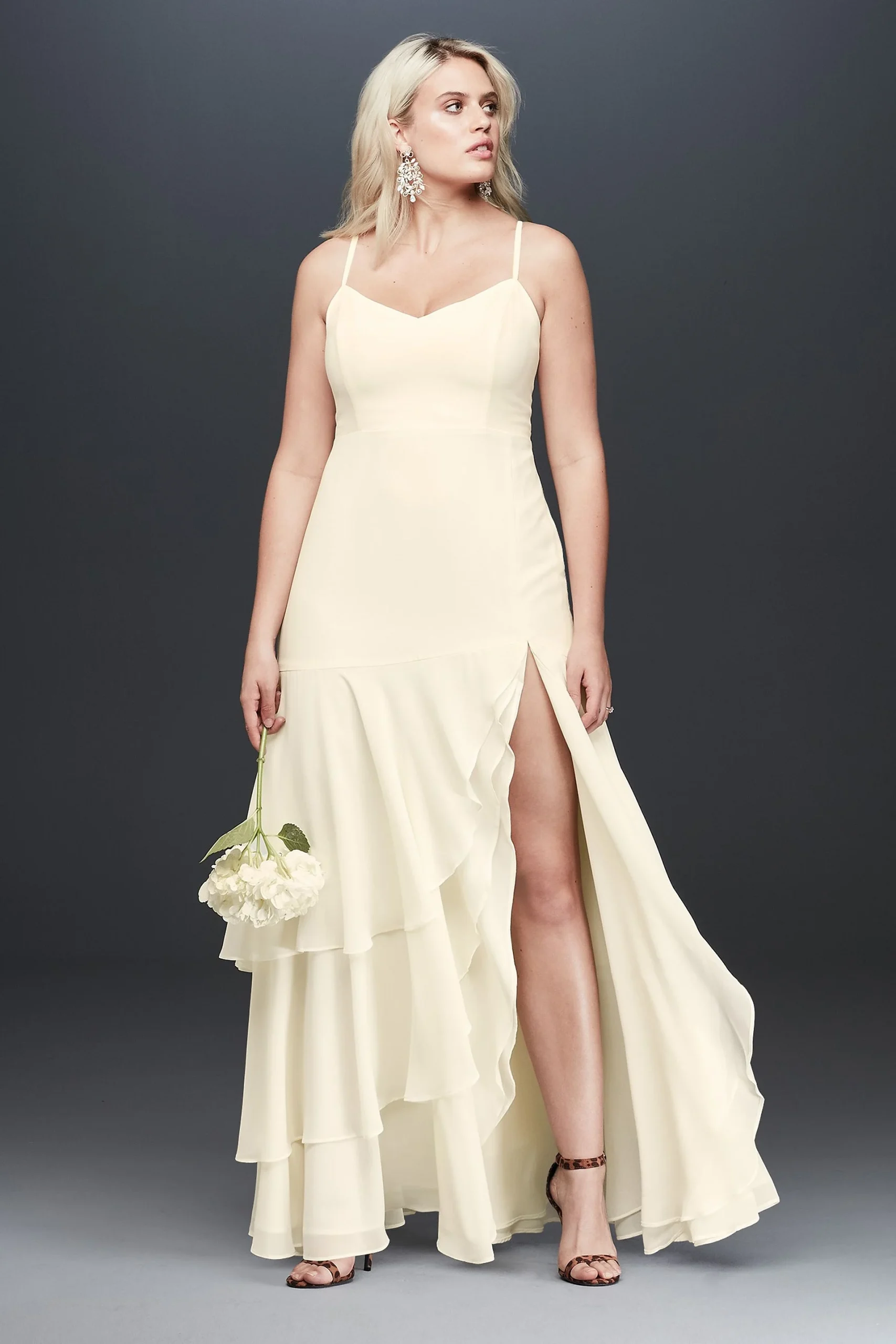 Fame and Partners Ophelia Tiered Ruffle Dress