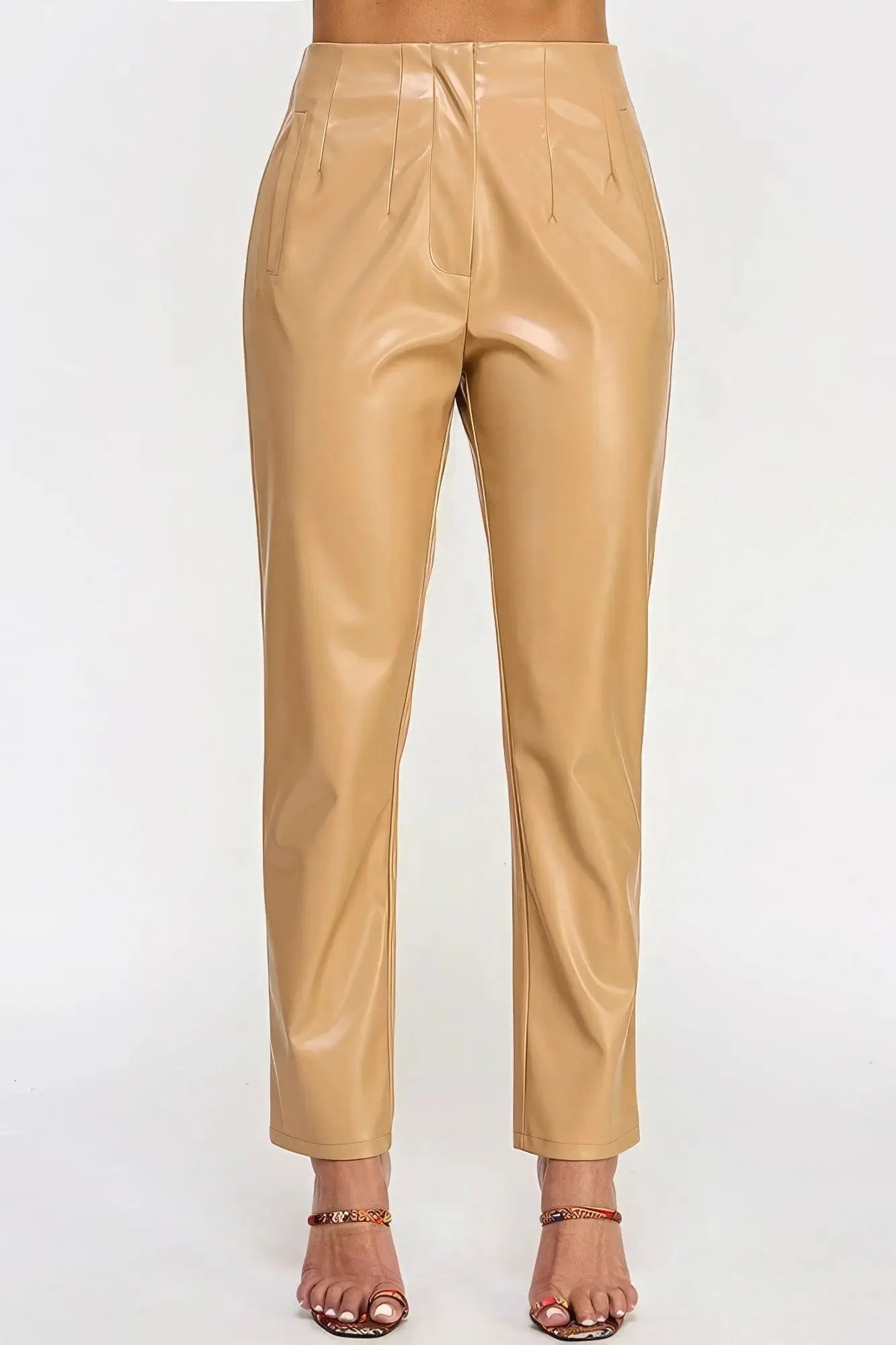 Faux Leather Pants