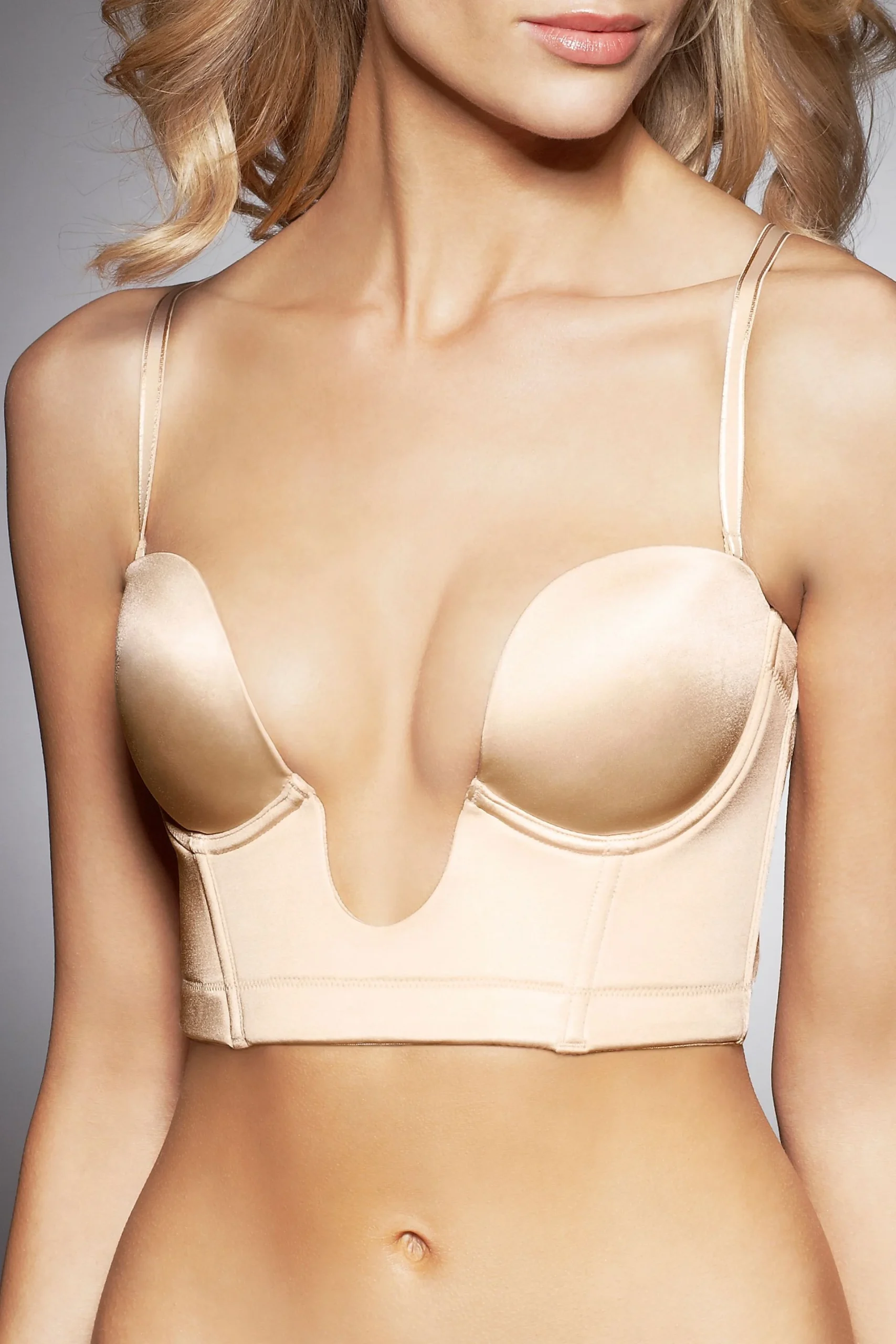 Fine Lines Plunge Bustier