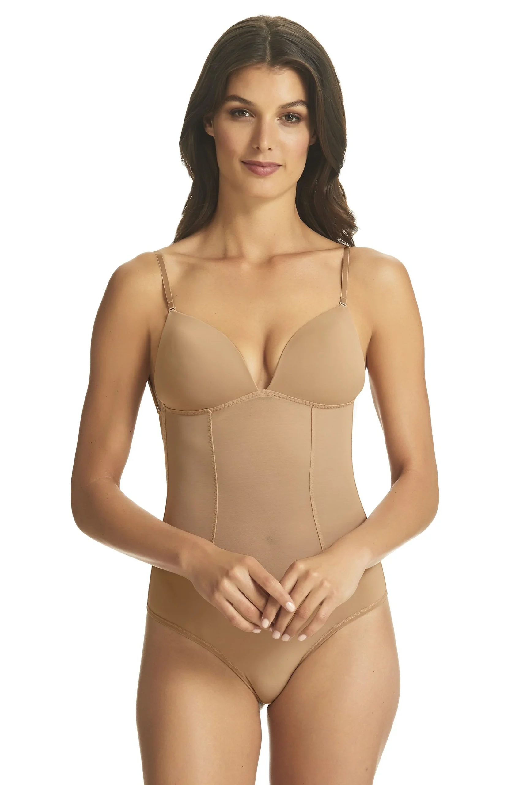 Fine Lines Refined Backless Bodysuit