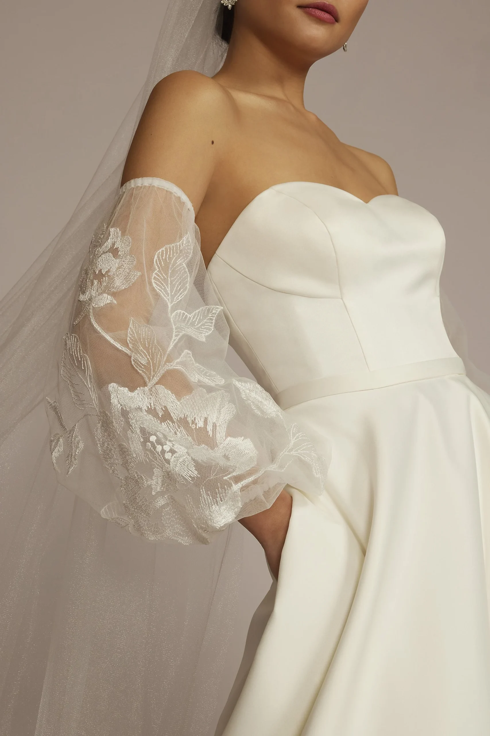 Floral Billow Removable Sleeves