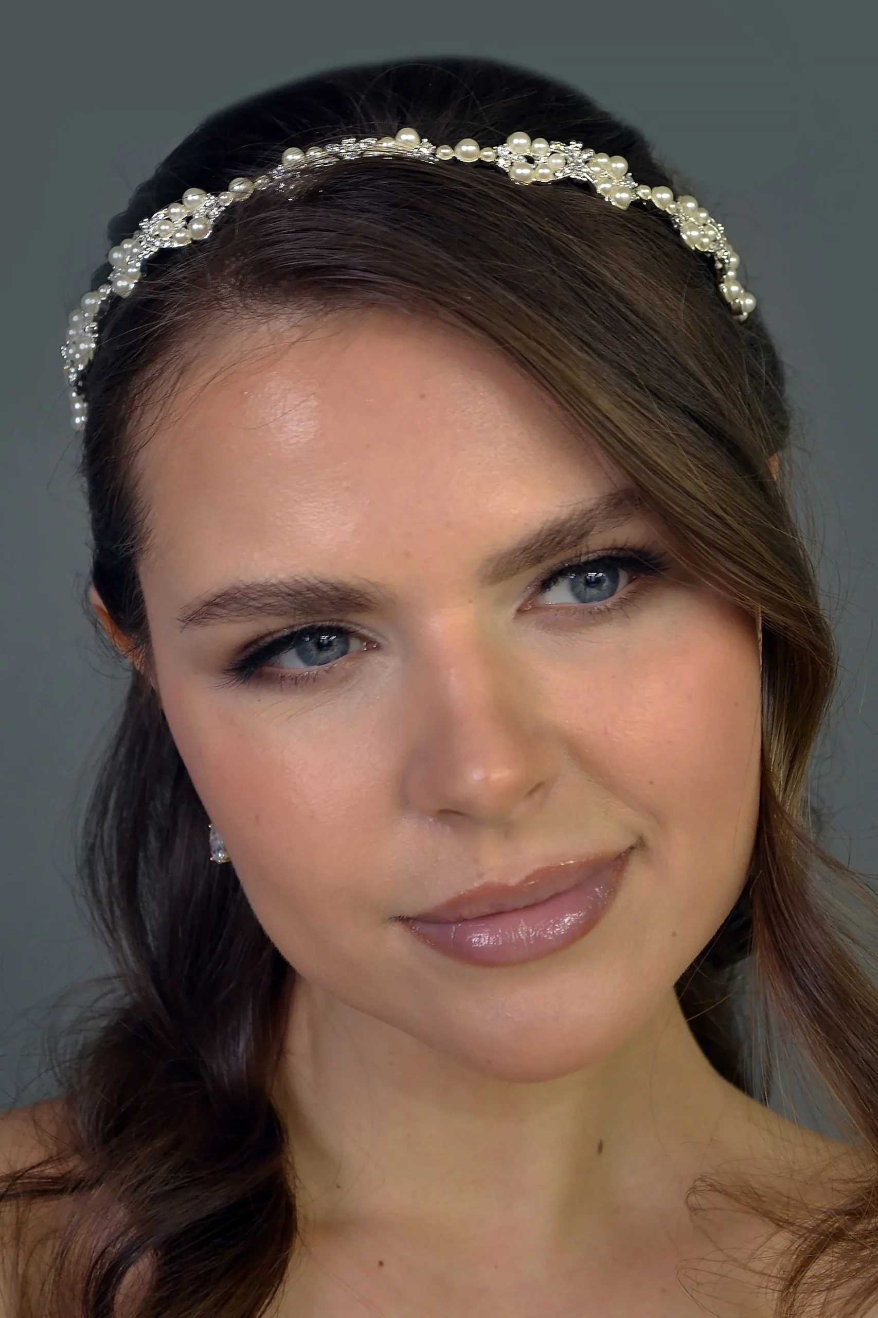 Floral Crystal and Pearl Headband