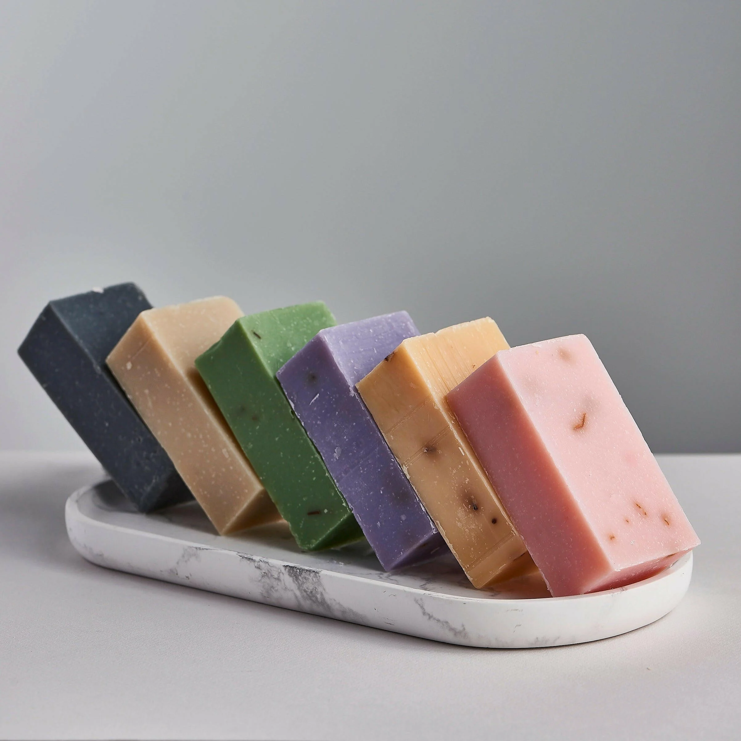 FLORAL - Natural Handmade Soap Bar Set - Pack of 6 Soaps