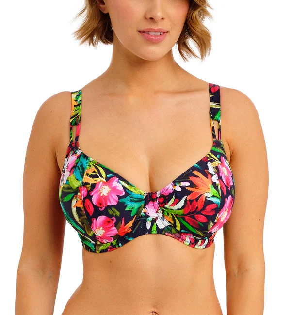 Freya Kailua Shores Banded Plunge Underwire Bikini Top (207902) - Midnight