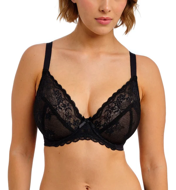 Freya Quinn Plunge Underwire Bra (404302) - Black