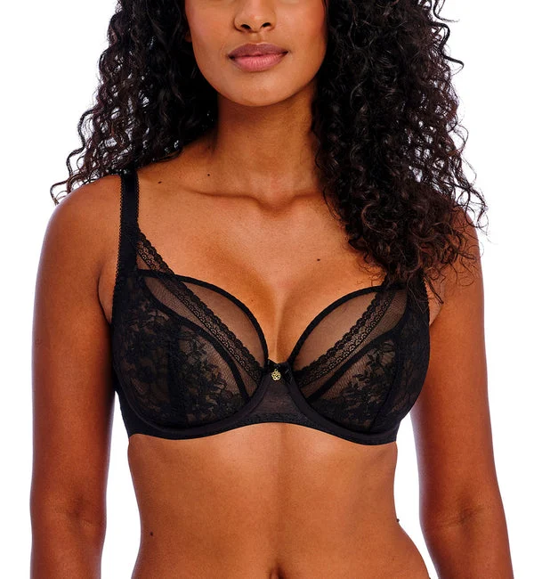 Freya Sydnie High Apex Underwire Bra (402821) - Black