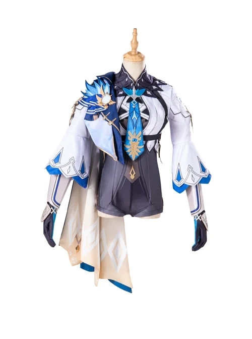 Game Genshin Impact Eula Halloween Cosplay Design 1 Costume Full Set