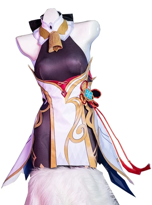 Genshin Impact Ganyu Halloween Game Cosplay Costume Full Set
