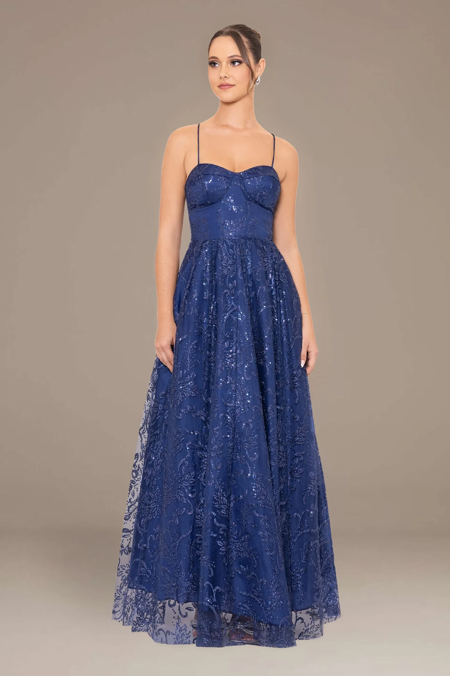 Glittering Sequin Sweetheart Ball Gown