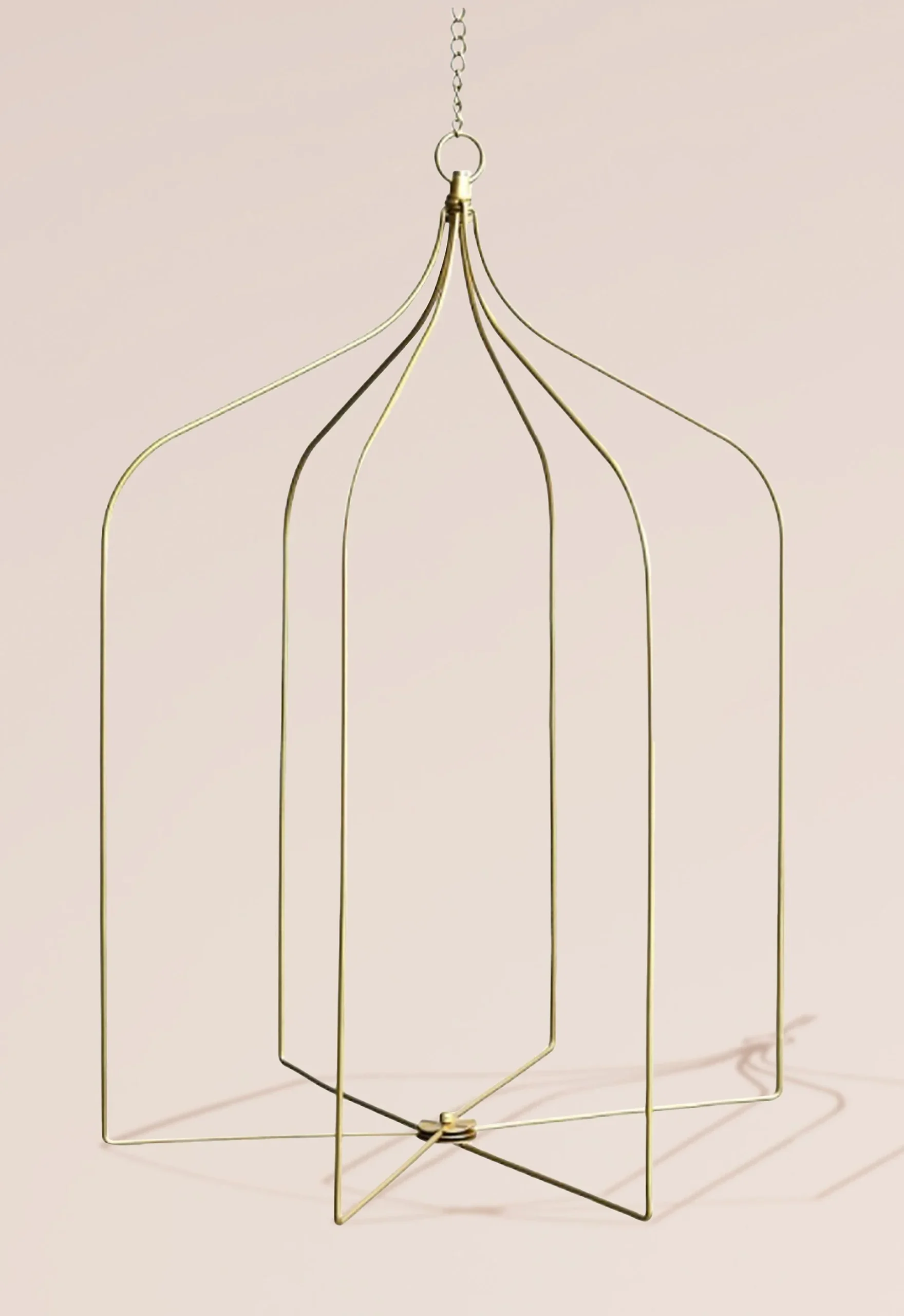 Gold Wire Arch Chandelier