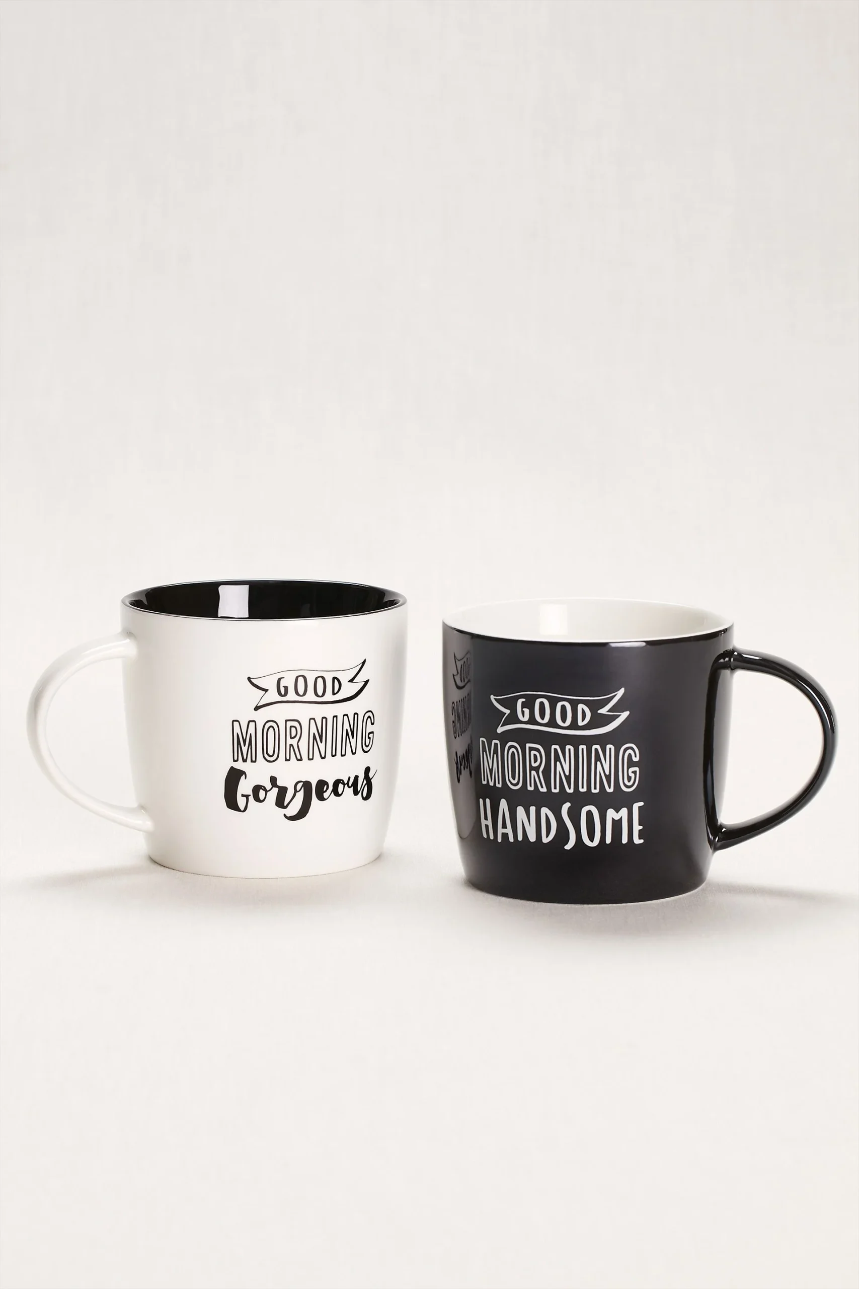 Good Morning Handsome and Gorgeous Mugs Set of 2