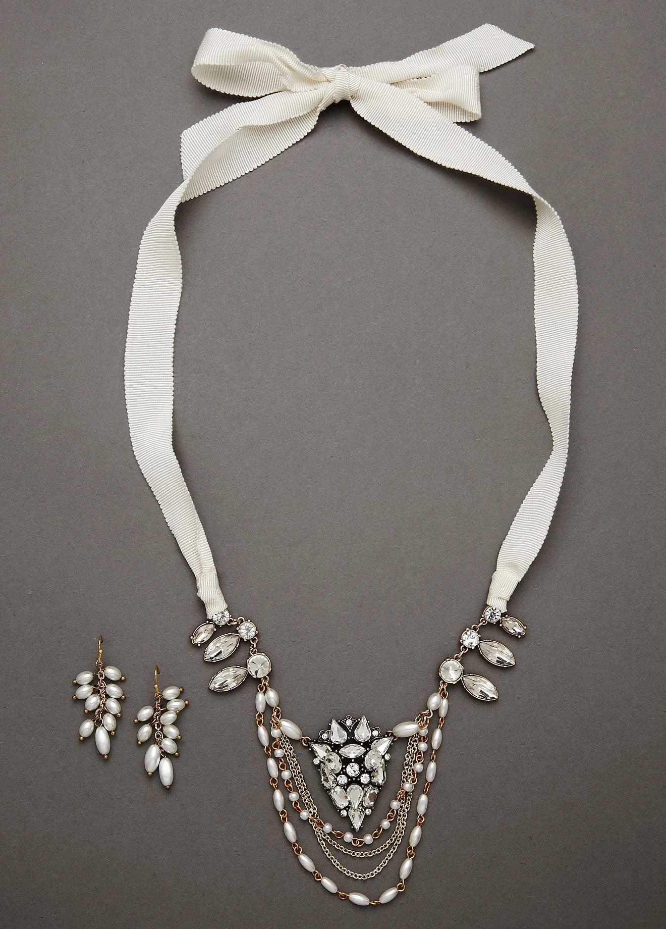 Grosgrain Modern Pearl Set