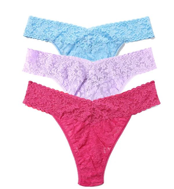 Hanky Panky 3-PACK Signature Lace Original Rise Thong (48113PK) - PCLC