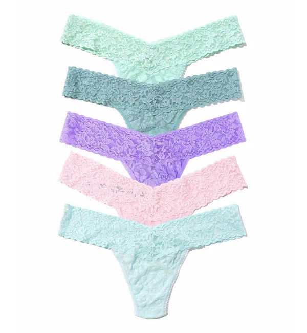 Hanky Panky 5-PACK Signature Lace Low Rise Thong (49115PK) - CPHD