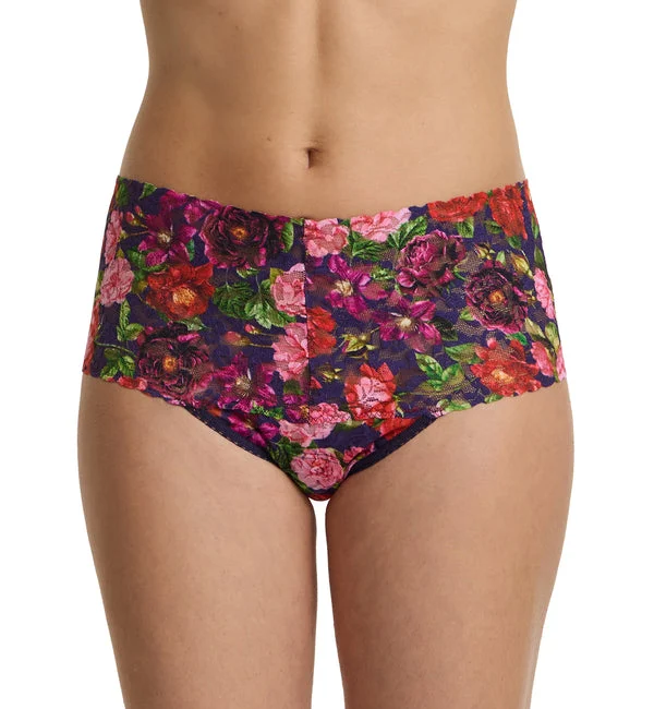 Hanky Panky Printed Retro Lace Thong (PR9K1926) - Winters Tale