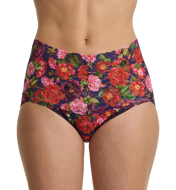 Hanky Panky Retro Lace Printed V-kini (PR9K2124) - Winters Tale