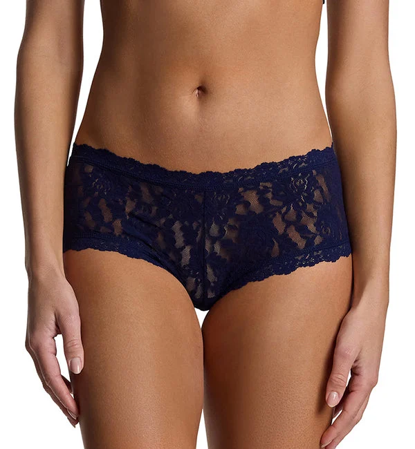 Hanky Panky Signature Lace Boyshort (4812P) - Navy