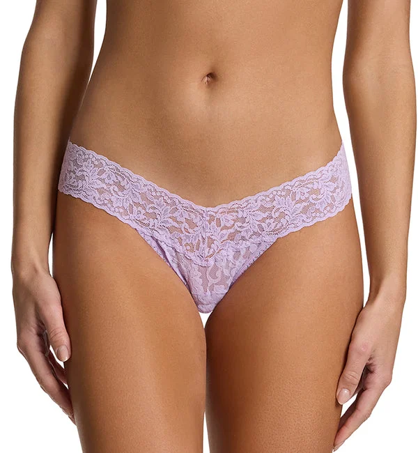 Hanky Panky Signature Lace Low Rise Thong (4911P) - Lavender Fields