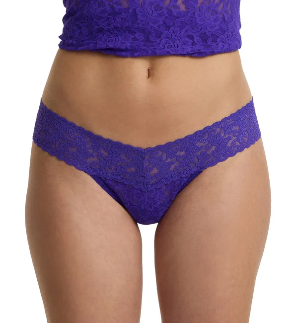 Hanky Panky Signature Lace Low Rise Thong (4911P) - Verbena