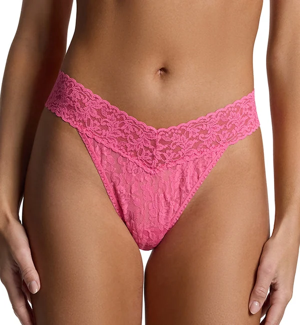 Hanky Panky Signature Lace Original Rise Thong (4811P) - Amused
